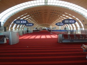 some poor woman had to push me and my stuff from one end of this to the other