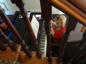 Lizzy on Flute, Piano & Voice