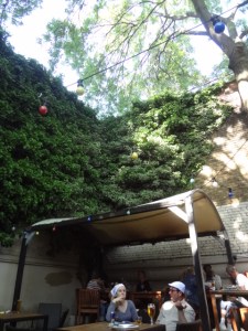 Court yard at the Prince Albert