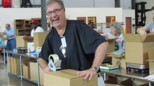 John Wray : I don't want to know what he is so happy about boxing up