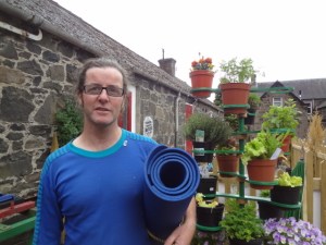 Danny Anderslowe   which he successfully auctioned for I think 1 million pound beside a planter