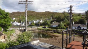 Kyleakin from the Hostel fire escape.