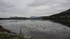 down the hill behind the hostel