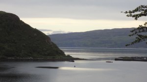 Isle of Raasay.t lies between Skye and the Mainland of Scotland. I Can you see that little bit of sun?