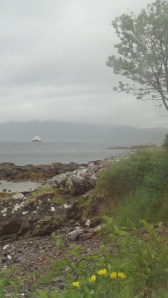 View from the Cafe at the earlier ferry
